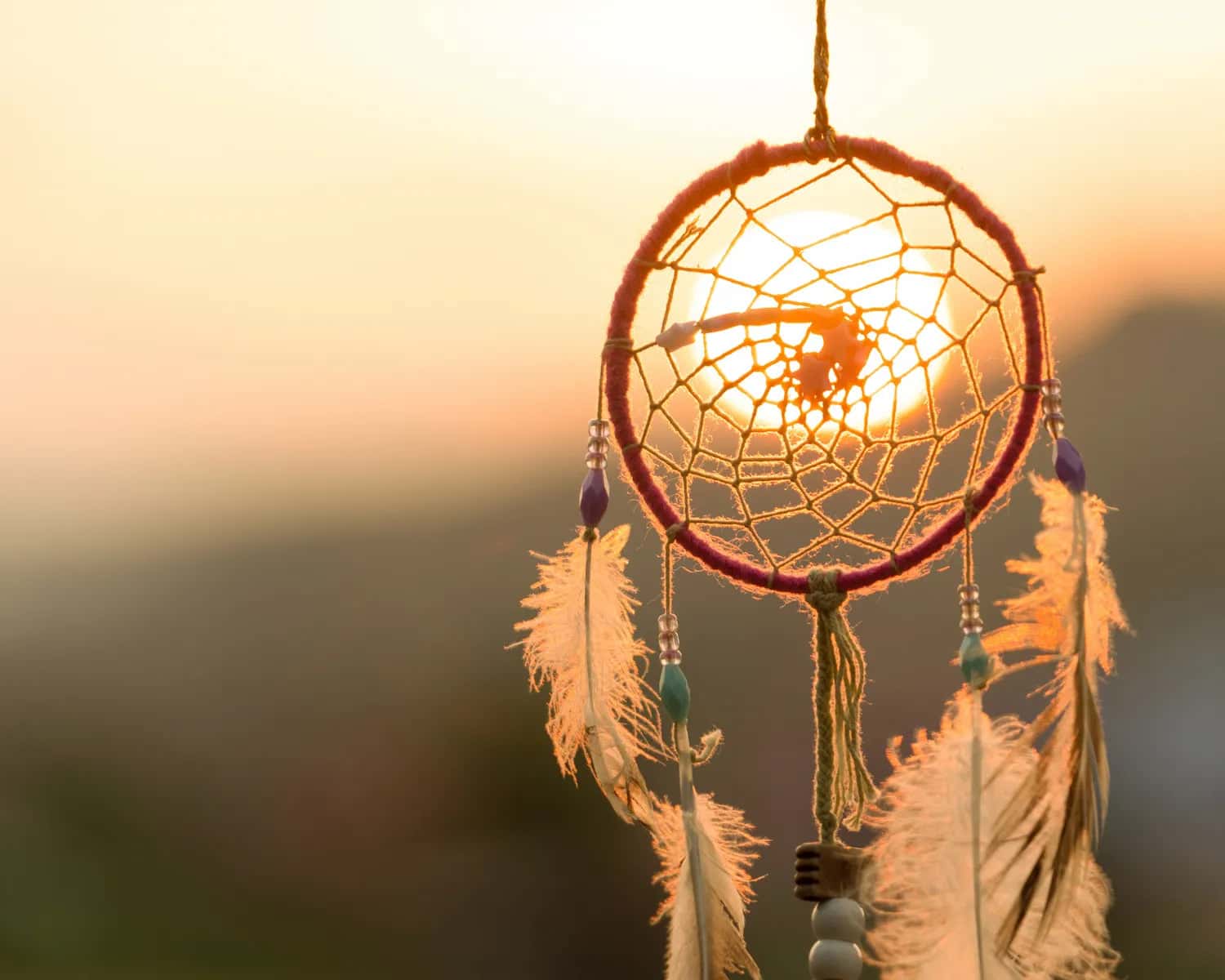 Attrape-rêves macramé fait main en Provence - CTJ Creation